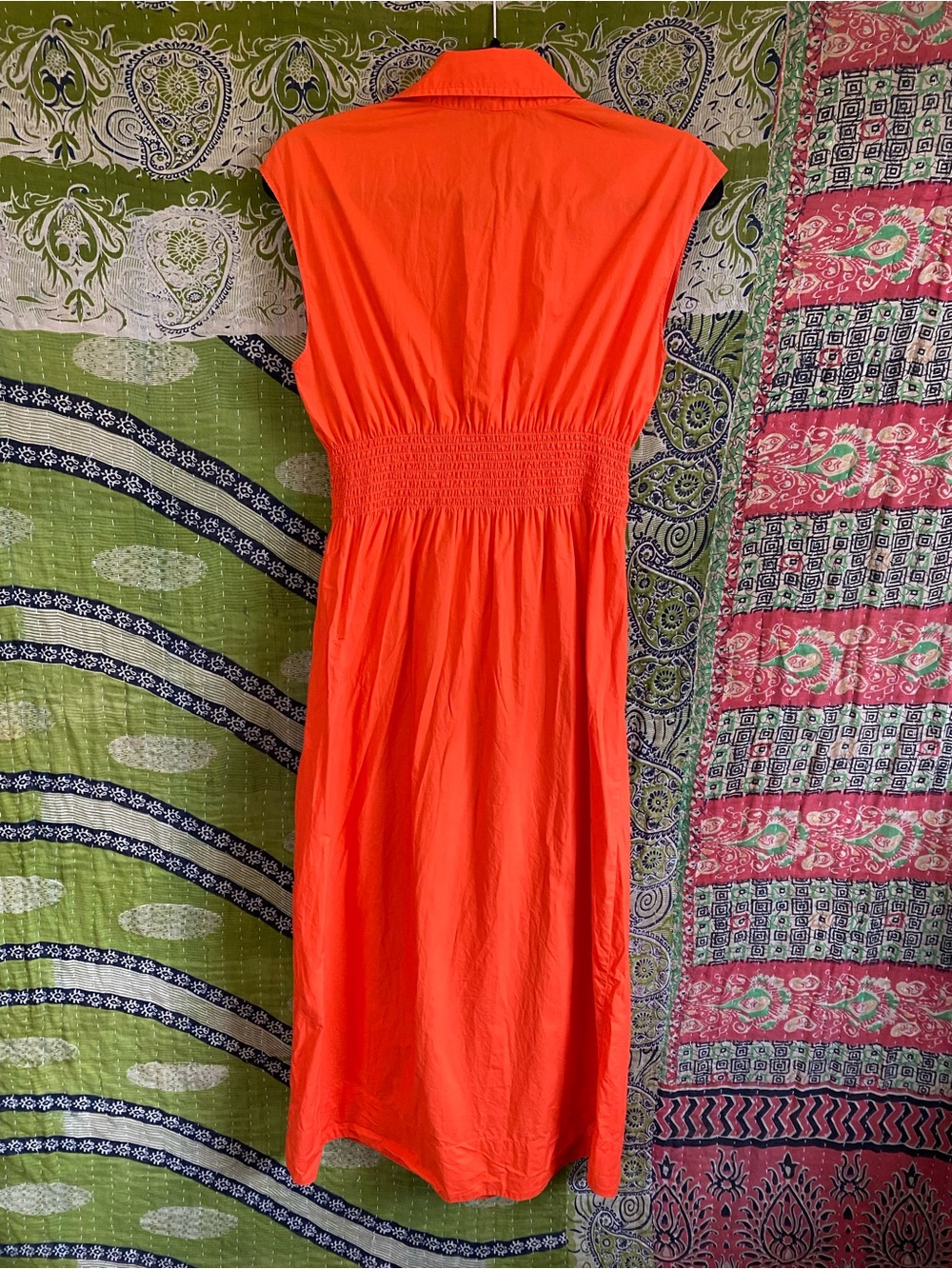 Ramy Brook Bright Lily Mihal Twisty Top Button Down Midi Dress Size Medium - Picture 10 of 15